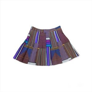 Abstract mini skirt